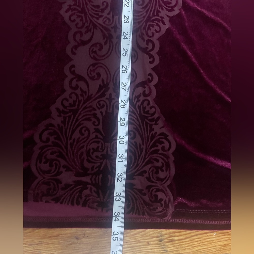 Crushed velvet mock turtleneck - Picture 10 of 15